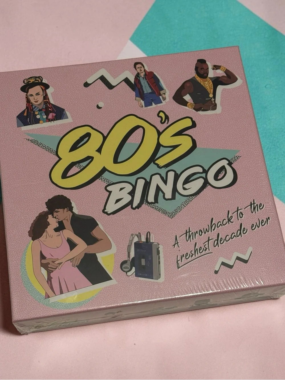 80’s Bingo Game Retro Pop Culture Party Game NEW Sealed
